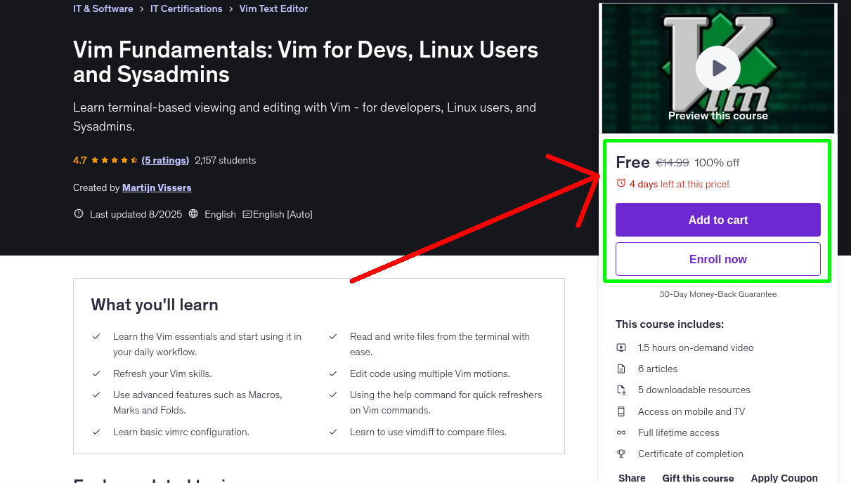 Vim Fundamentals: Vim for Devs, Linux Users and Sysadmins