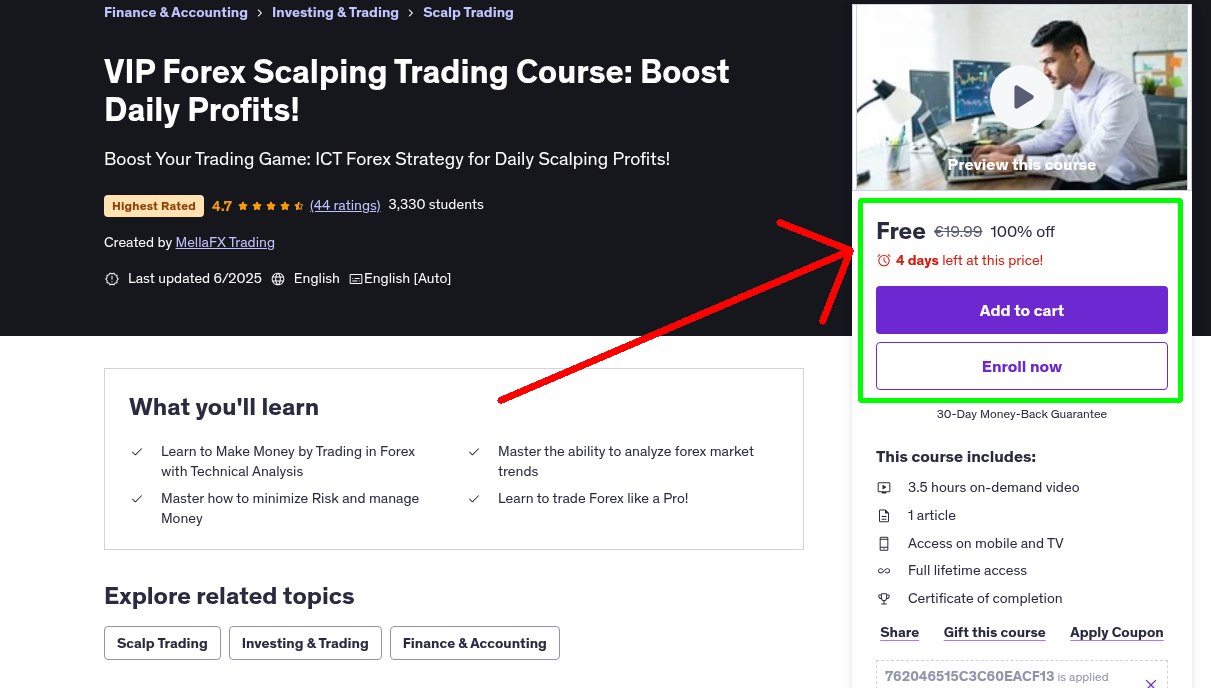 VIP Forex Scalping Trading Course: Boost Daily Profits!