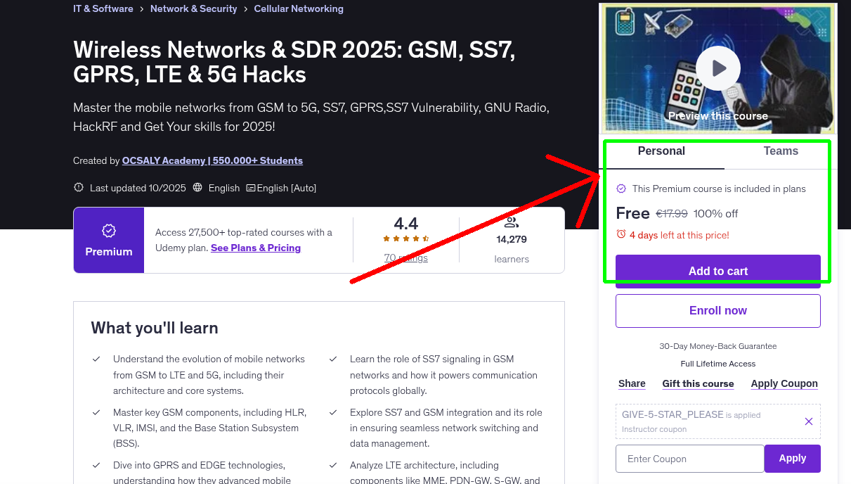 Wireless Networks & SDR 2025: GSM, SS7, GPRS, LTE & 5G Hacks