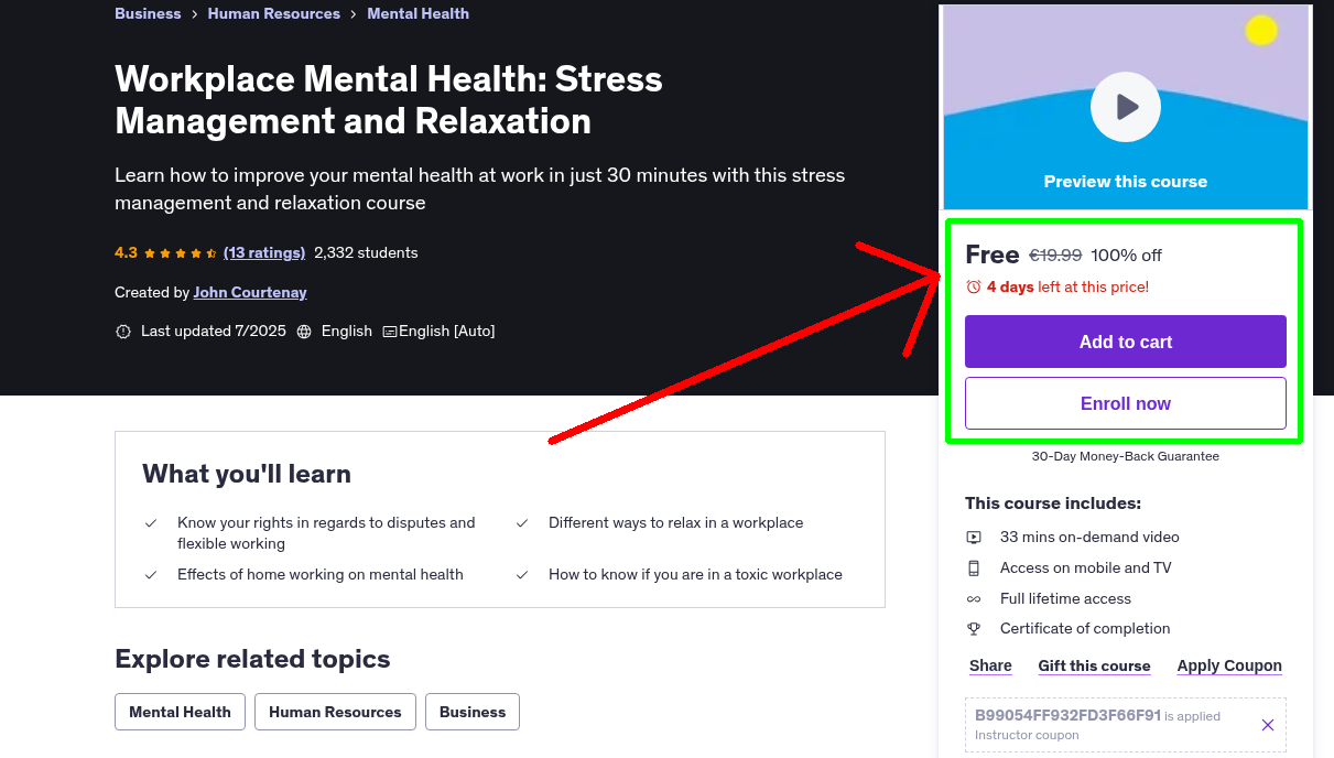 Workplace Mental Health: Stress Management and Relaxation