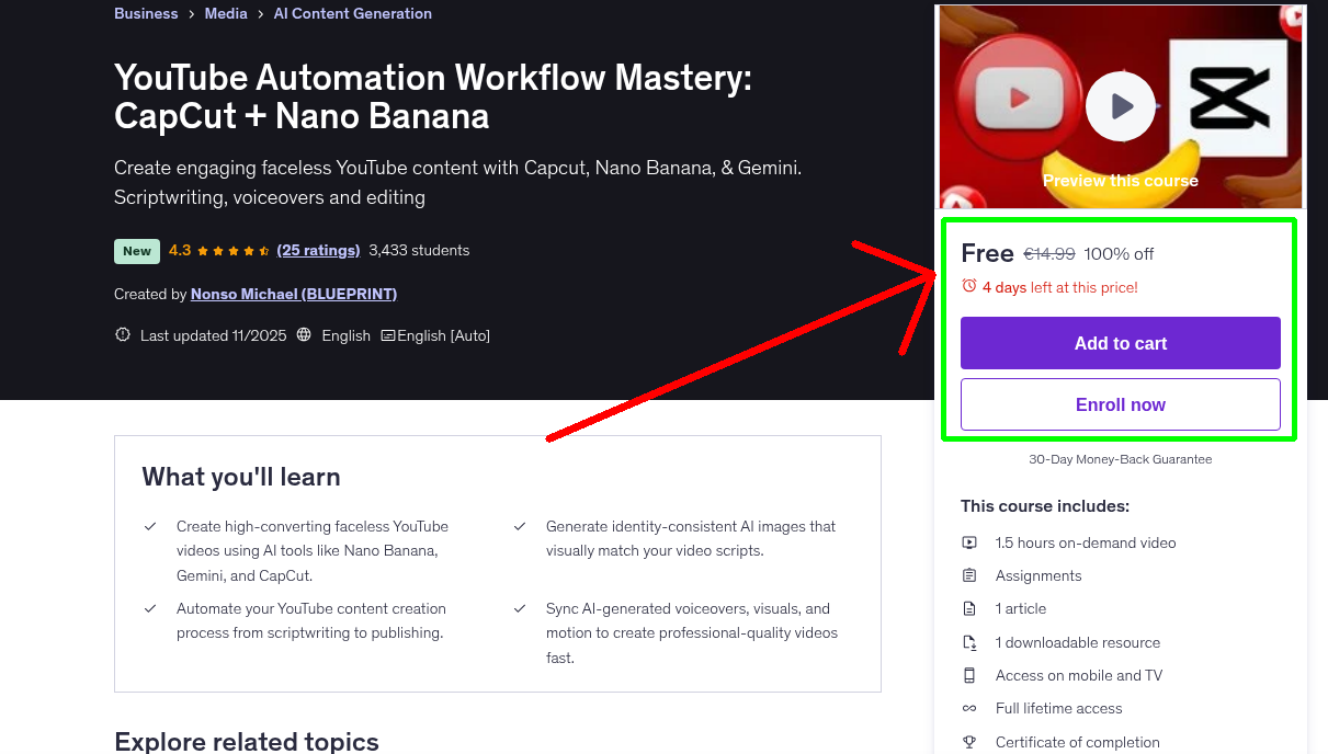 YouTube Automation Workflow Mastery: CapCut + Nano Banana