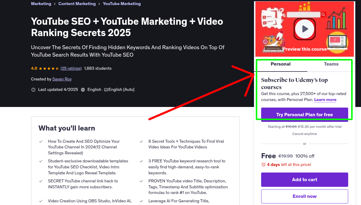 YouTube SEO + YouTube Marketing + Video Ranking Secrets 2025