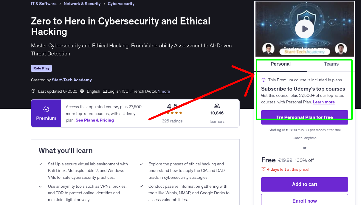 Zero to Hero in Cybersecurity and Ethical Hacking