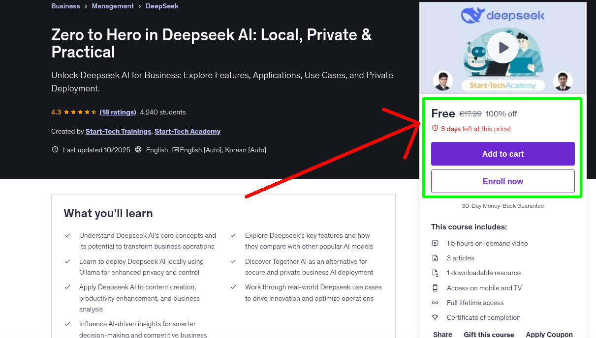 Zero to Hero in Deepseek AI: Local, Private & Practical